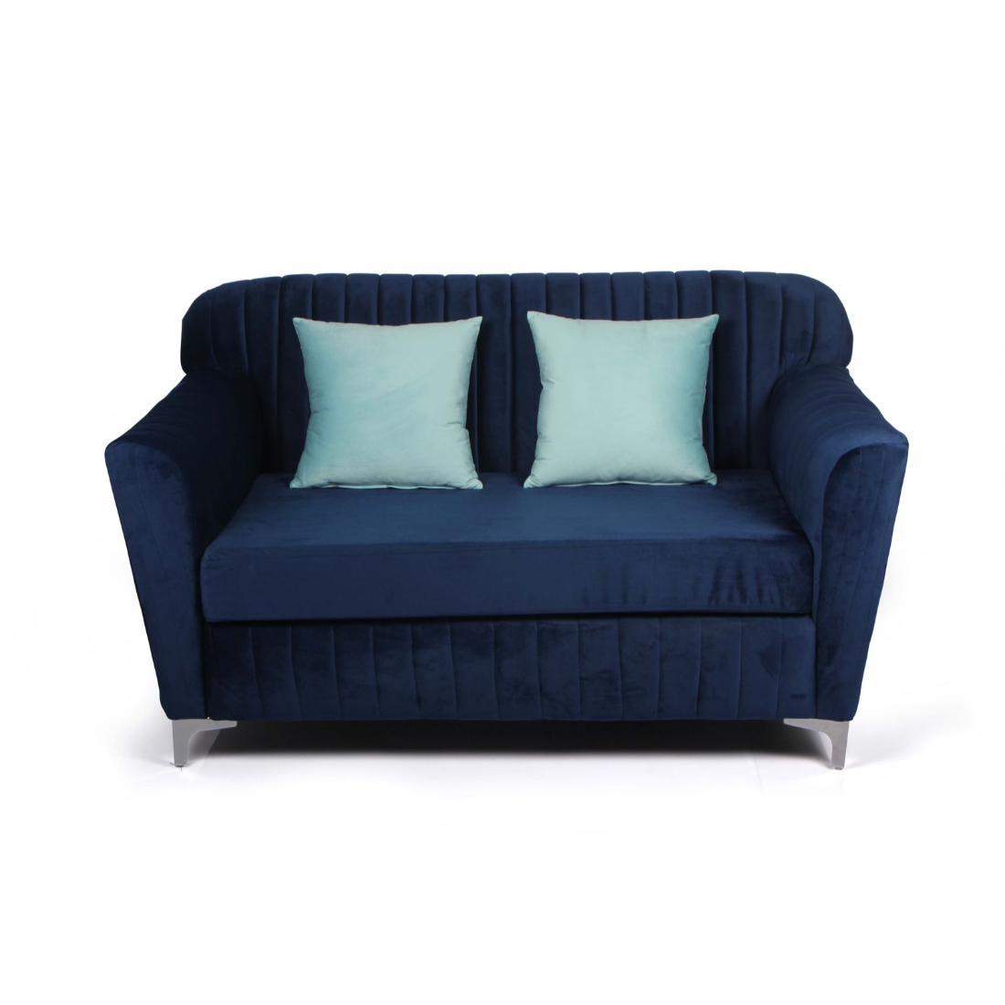 Primrose Augusta 2 Seater Sofa Set - Blue